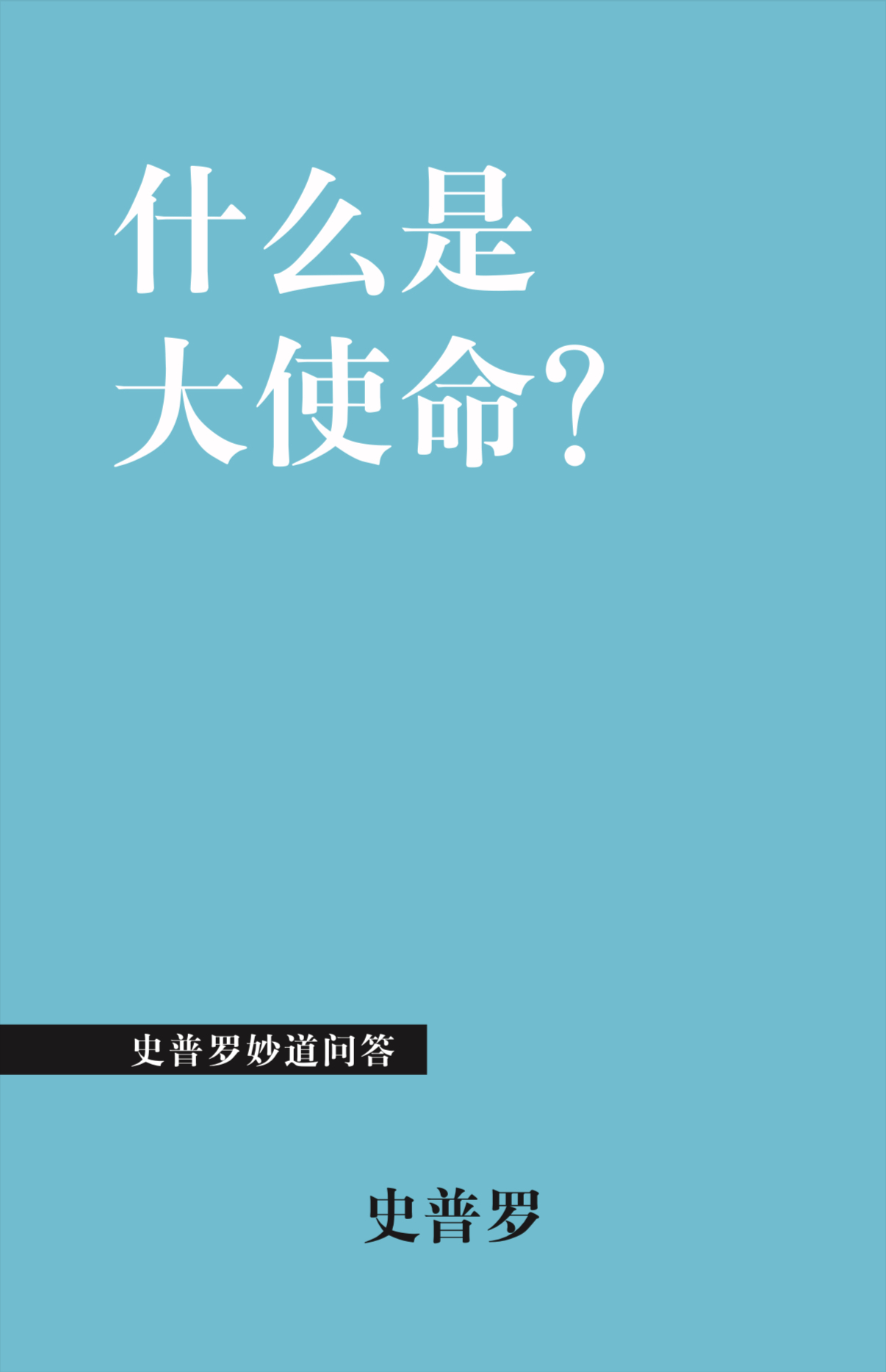 什么是大使命?